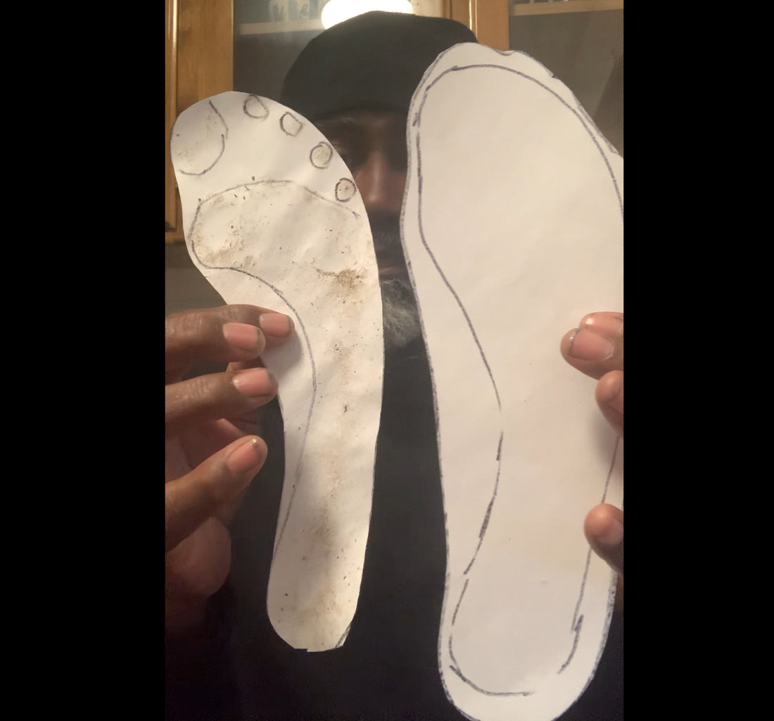True foot size is your foot path